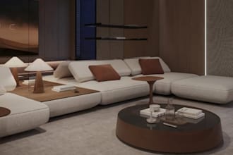do interior design, airbnb interior livingroom ikea kitchen bedroom 3d rendering