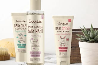 cosmetic label design private label logo mockup bottle box packaging design