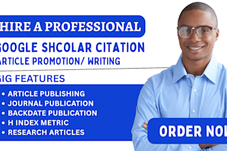 increase citation index on google scholar, backdate citation using researchgate