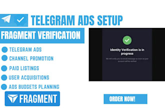 do telegram promotion fragment verification setup ads account