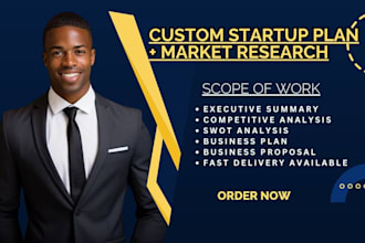 deliver an investor ready business plan, and financial model for startup