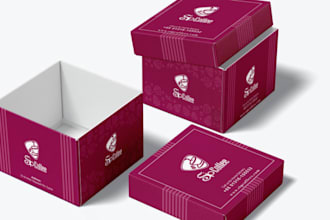 design product label and packaging, box, mailer or amazon packaging in 24 hrs