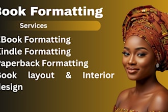 do book formatting for paperback, amazon kdp, kindle ebook and lulu