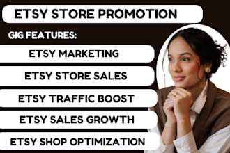 boost shopify sales, shopify marketing, etsy store promotion, etsy sales