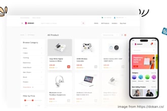 create a multivendor wordpress woocommerce dokan website