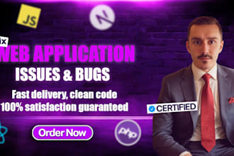 fix bugs and optimize your javascript or PHP web app