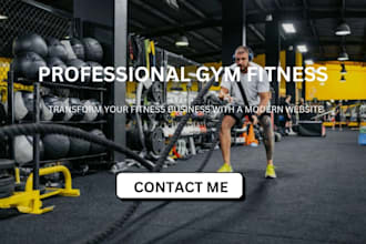 develop a website for fitness website gym website and health and fitness