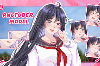 draw your vtuber character as a pngtuber illustration