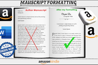 be your manuscript formatting, ebook typesetting, book layout design for print