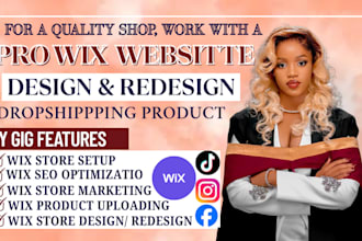 create wix website design, wix website, wix website redesign wix website