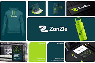 design logo, brand style guide, brand identity guidelines and full branding kit