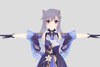 do 3d rigging weight paint for blender unity mmd, vrm sfm and vtuber, gmod, fnf