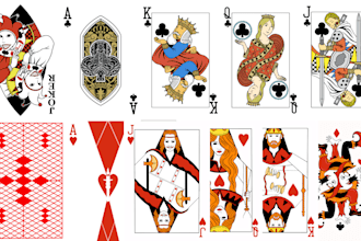 draw illustration for board game, remy, tarrot cards