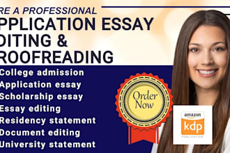 edit and proofread your personal statement, college admission, application essay