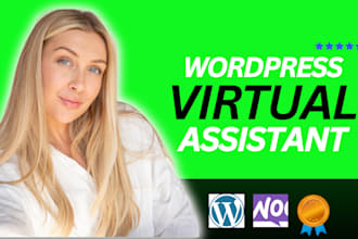 be your wordpress VA, wordpress virtual assistant for website maintenance