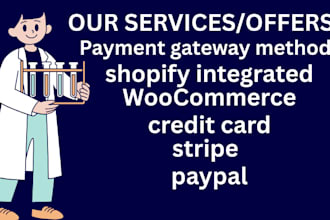 integrate payment gateway credit card, stripe, alipay, wise on wordpress wix