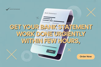 prepare financial statements, bank reconciliation, and bookkeeping 4u