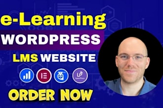 develop personalized wordpress membership website, lms website with learndash