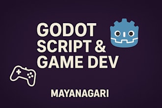 write godot scripts and build your 2d game