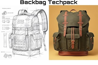 do bag tech pack bag design duffle handbag backpack tech pack for manufacture 4u