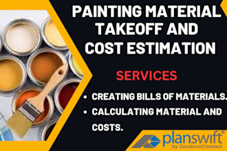 do paint material takeoff