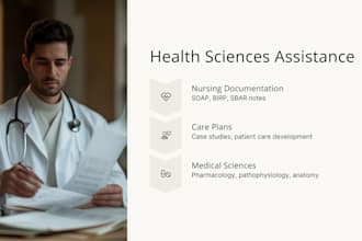 help you with nursing, public health, and health science, mental health and chem