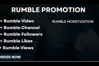 do organic promotion for your rumble video to real audience