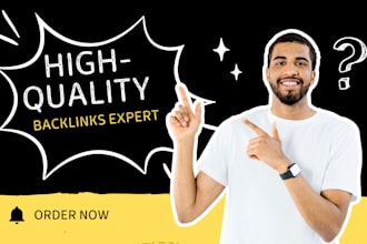 do high quality backlink for SEO off page to rank your site
