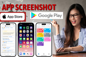 design the best app screenshots for app store and play store