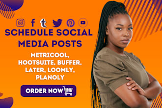 be your social media manager schedule post on metricool buffer hootsuite later