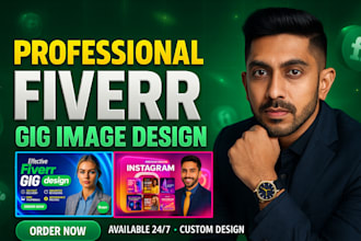 create design fiverr gig image primium design