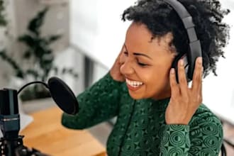 record as female gospel choir, lead singer backing vocal to your custom songs