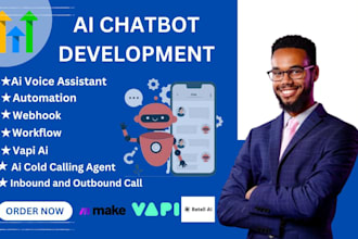 build ai chatbot, ai cold calling agent vapi ai make com manychat vapi retell ai