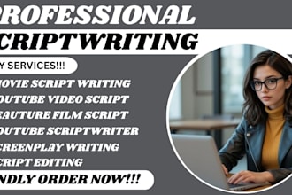 do expert scriptwriting for your feature film script to generate income