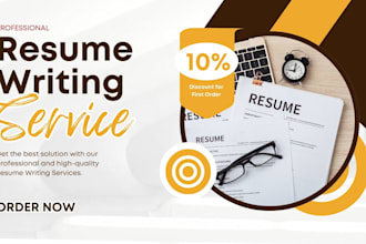 write professional ats optimized resume, cover letter, linkedin profile