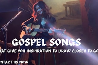 write and compose powerful christian songs, gospel, worship as a female vocalist
