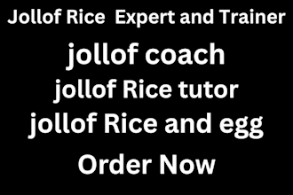 cook train coach jollof rice and dodo rice class
