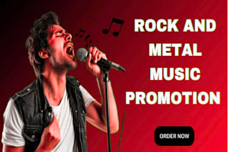 pitch your rock metal music promotion to 900 active playlist curators