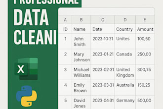 clean and fix your data using python, excel, or sql