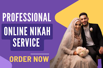 offer professional online nikah service personalized