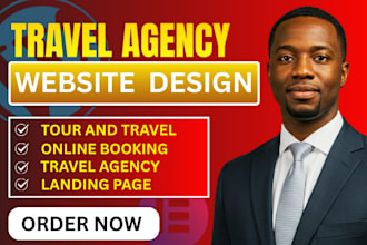 travel agency website tour tourism website, travel website on wordpress or wix