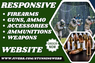 design redesign ammunition website ammo firearms weapon gun accessories website