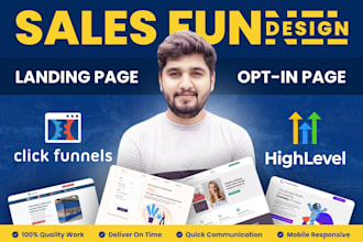 create sales funnel with clickfunnels or gohighlevel