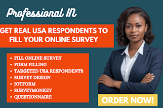 fill online survey google forms surveymonkey to over 2000 USA survey respondents