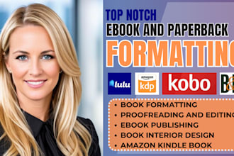 do poetry book formatting, kindle book publishing, ebook paperback cover editing