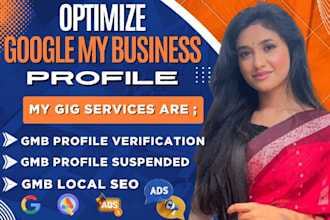 setup google business profile, gmb profile verification and gmb local seo