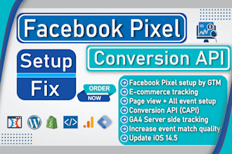 set up facebook pixel and conversion API