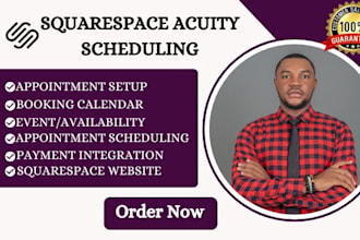 setup acuity scheduling squarespace booking appointment calendly integration
