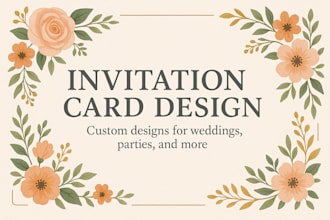 design a premium digital wedding and other invitation card
