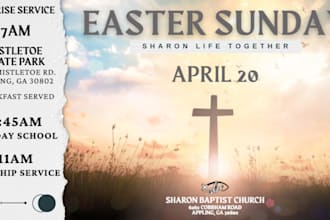 create your church event slides and pre service announcement slides